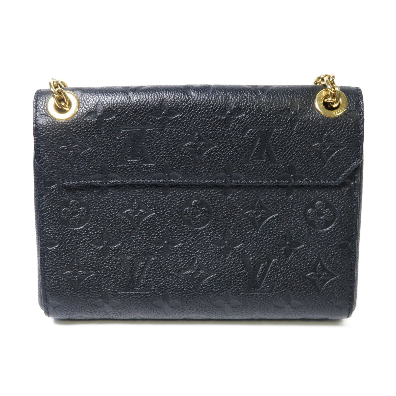 LOUIS VUITTON 【激減優惠】Monogram Empreinte Vavin BB金扣鏈帶肩背袋黑色