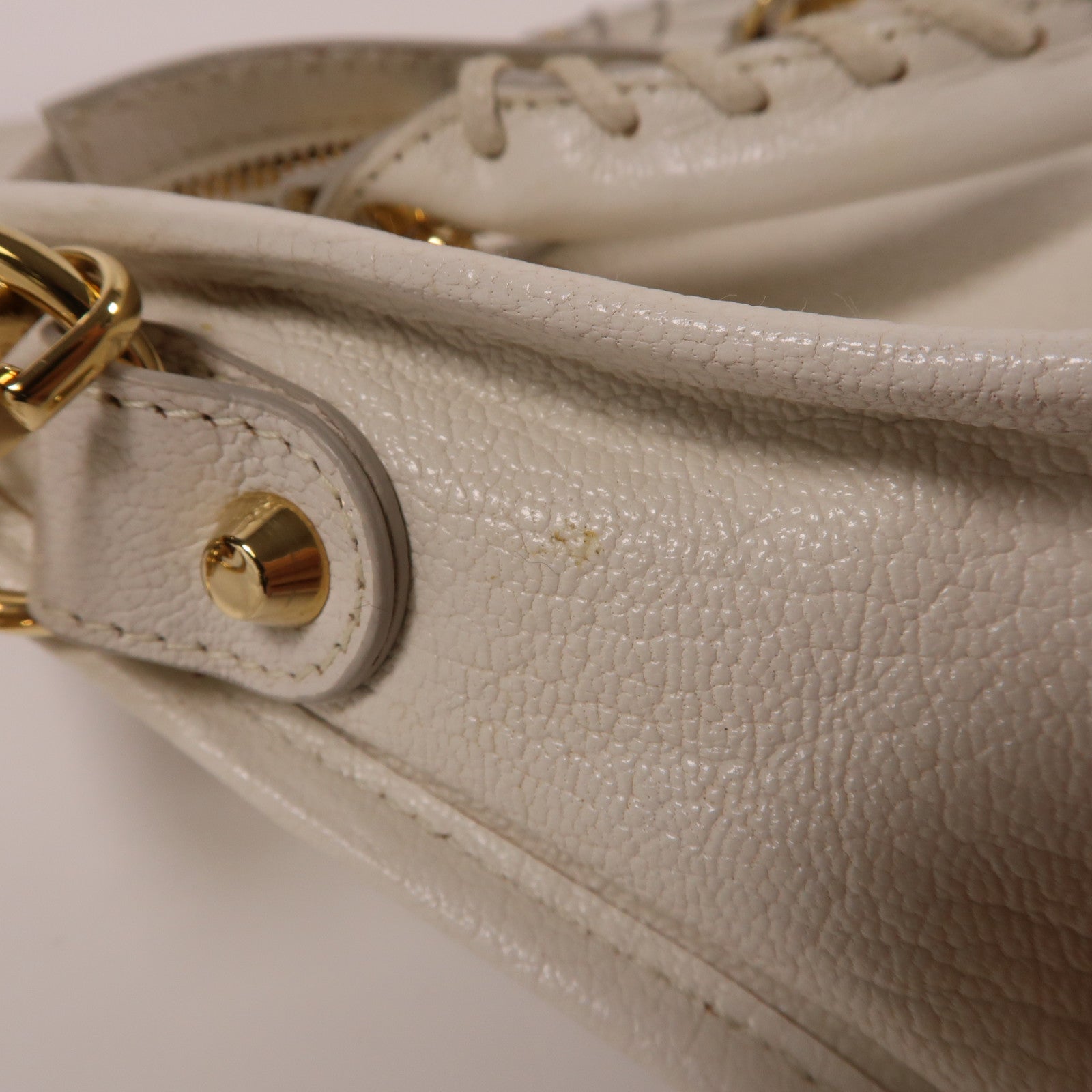 BALENCIAGA 牛皮皮革Mini City手挽肩背兩用袋黑色