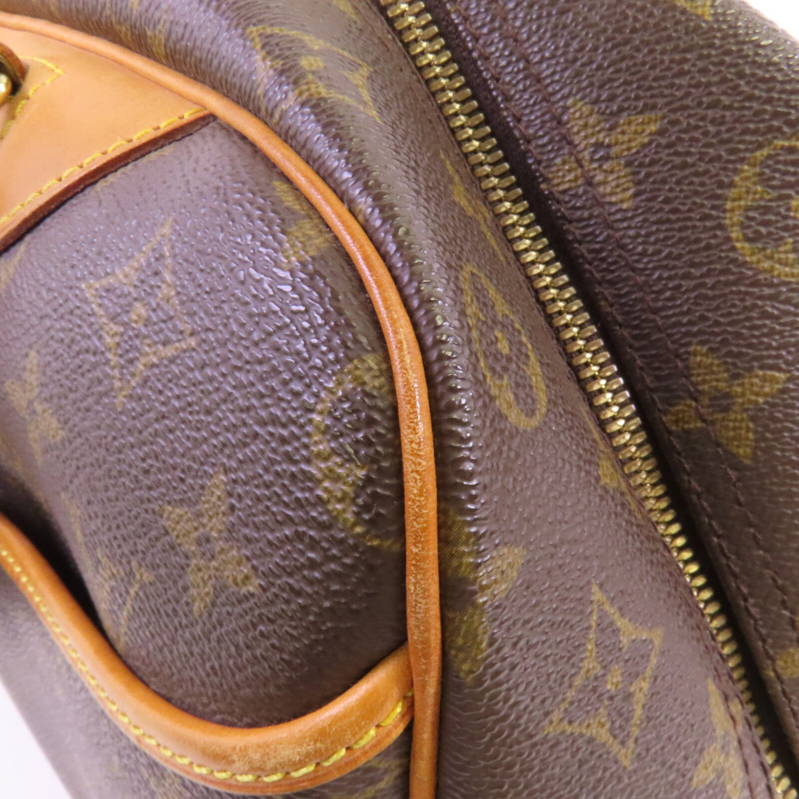 LOUIS VUITTON Monogram Deauville金扣手挽袋