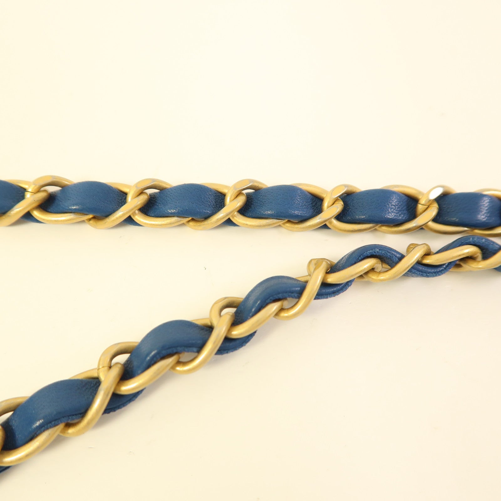 CHANEL 羊皮皮革Chain Shoulder金扣手挽肩背兩用袋