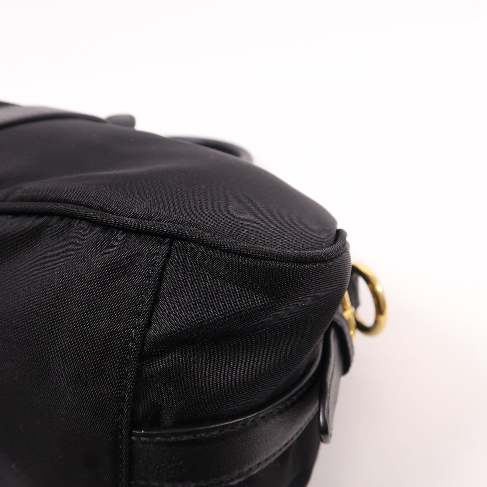 PRADA 尼龍2 Way Shoulder金扣手挽肩背兩用袋