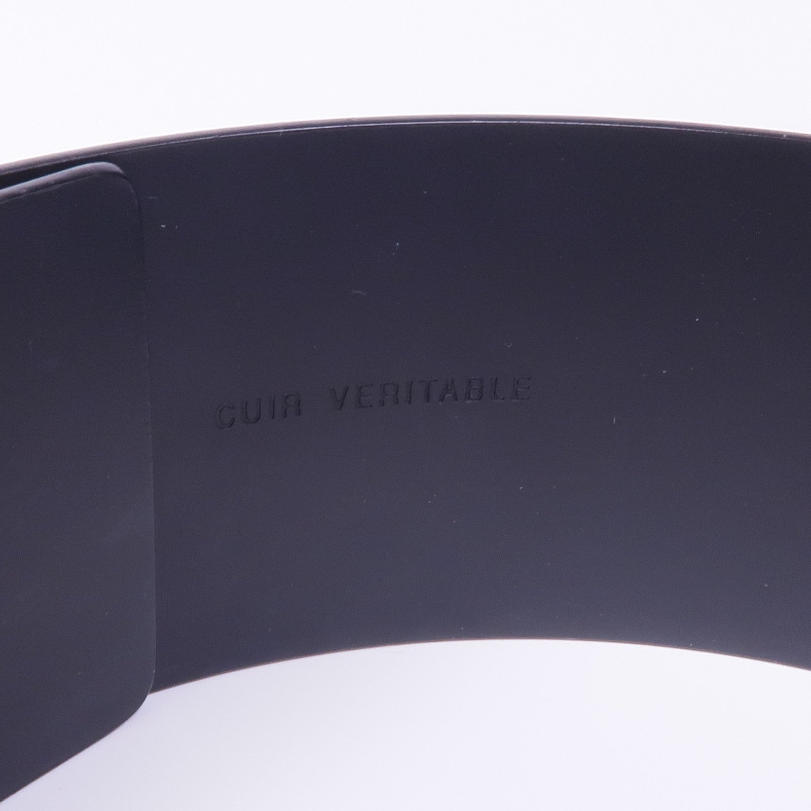 CHANEL 漆皮皮革Belt銀扣皮帶