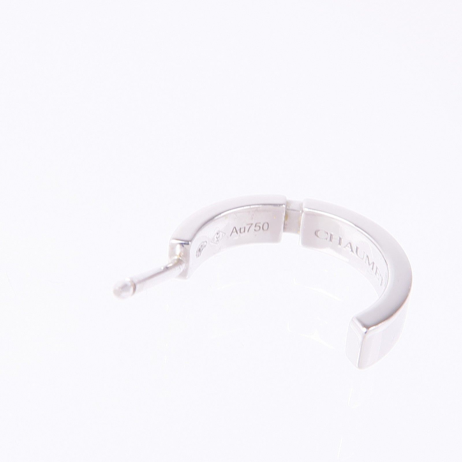 Chaumet 18K白金Liens Evidence鑽石耳環