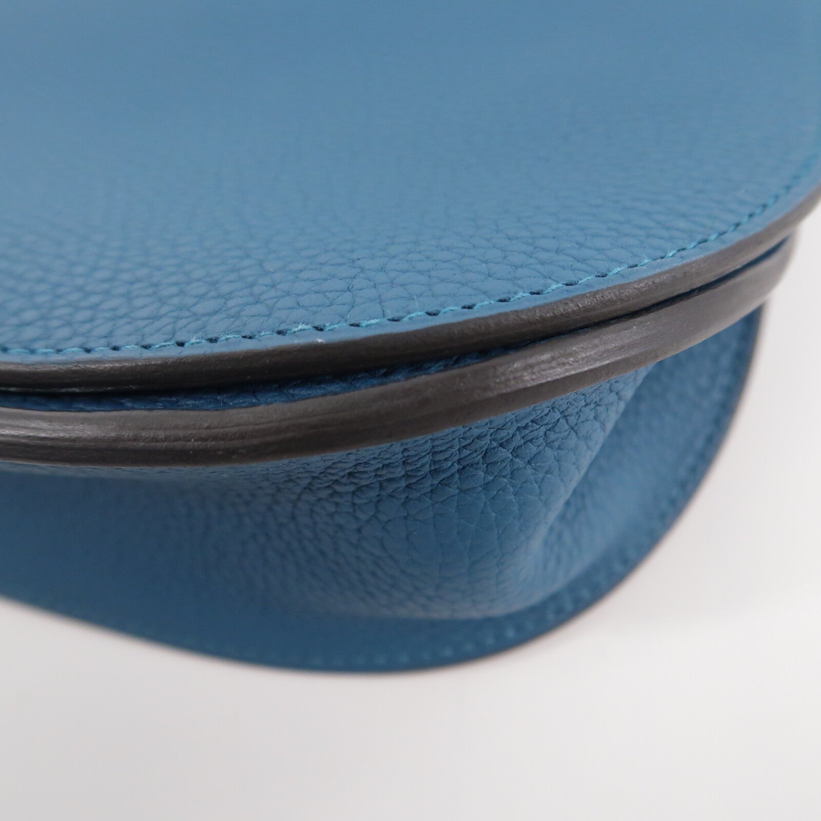 HERMES Clemence皮革Sac Saut 25肩背袋Vert Bosphore