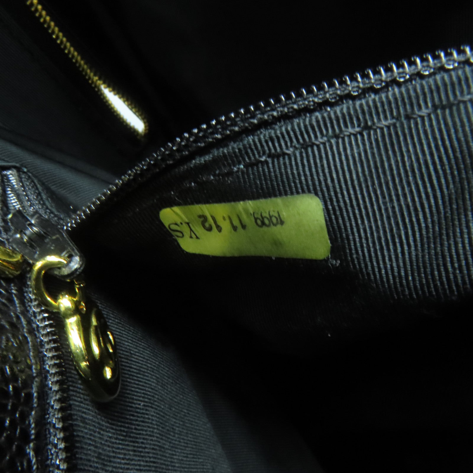 CHANEL 【激減優惠】牛皮皮革Tote Bag金扣鏈帶肩背袋黑色