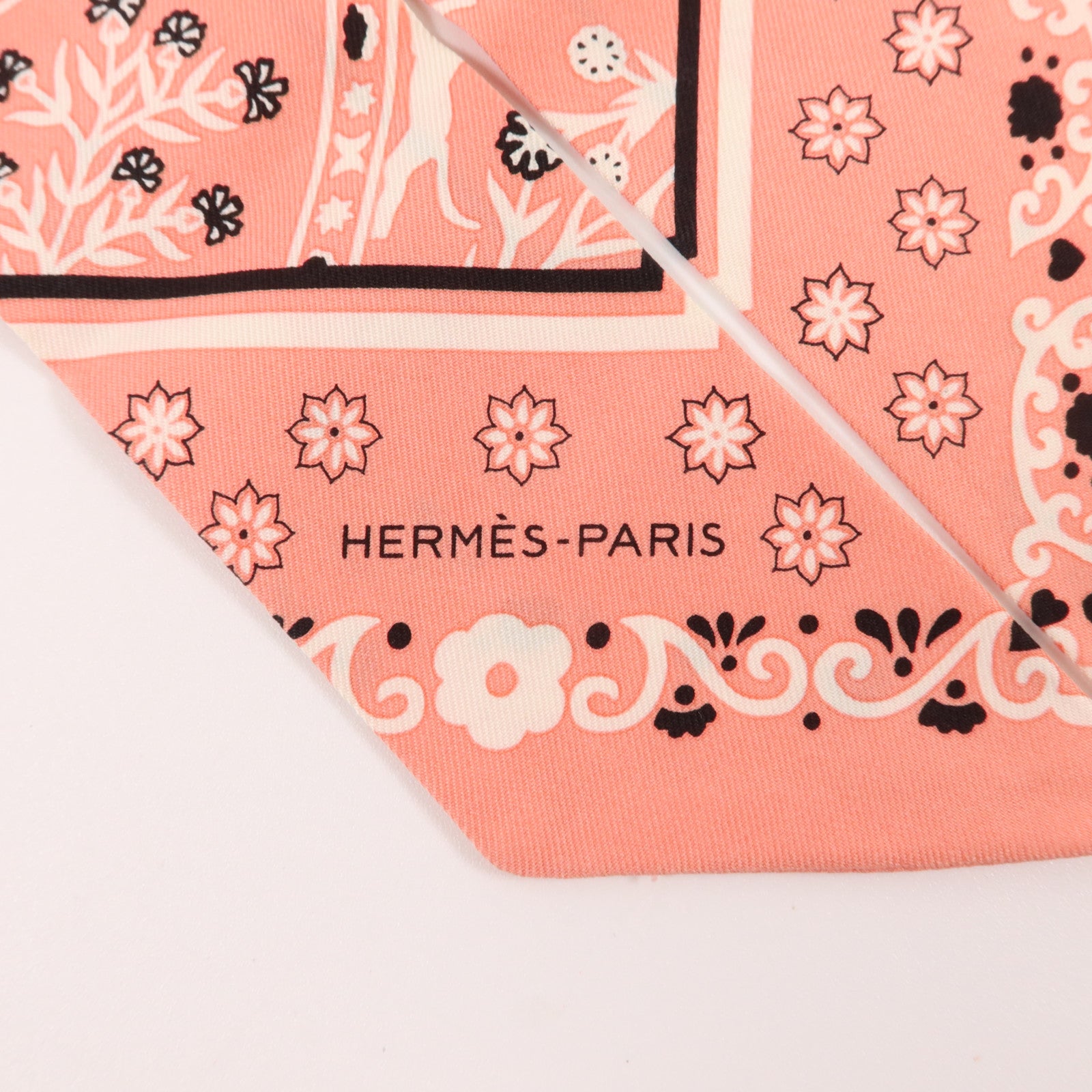 HERMES 絲質Twilly絲巾