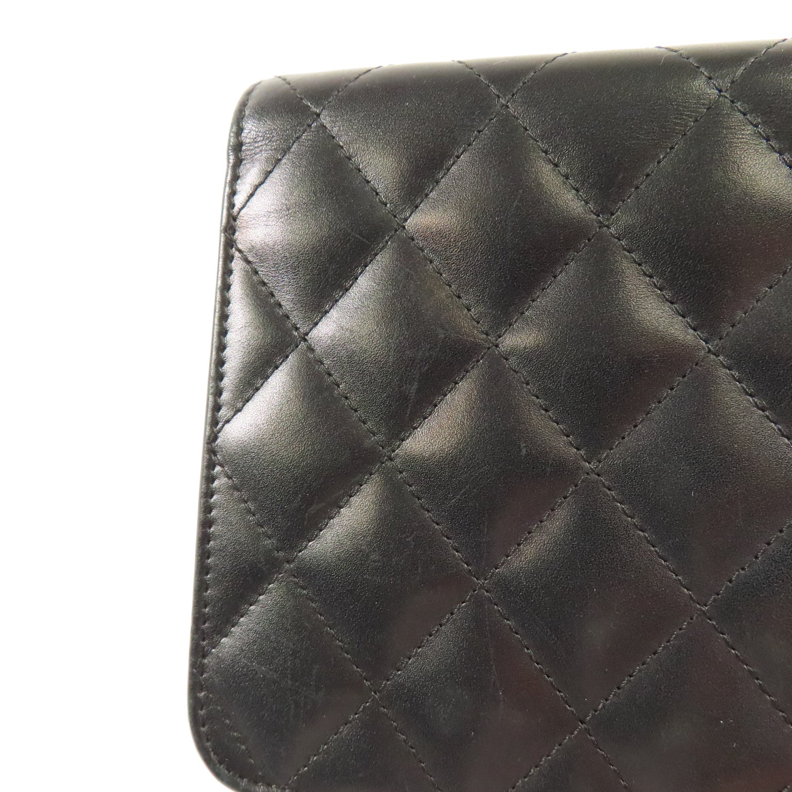 CHANEL 牛皮皮革WOC Wallet On Chain銀扣鏈帶肩背袋