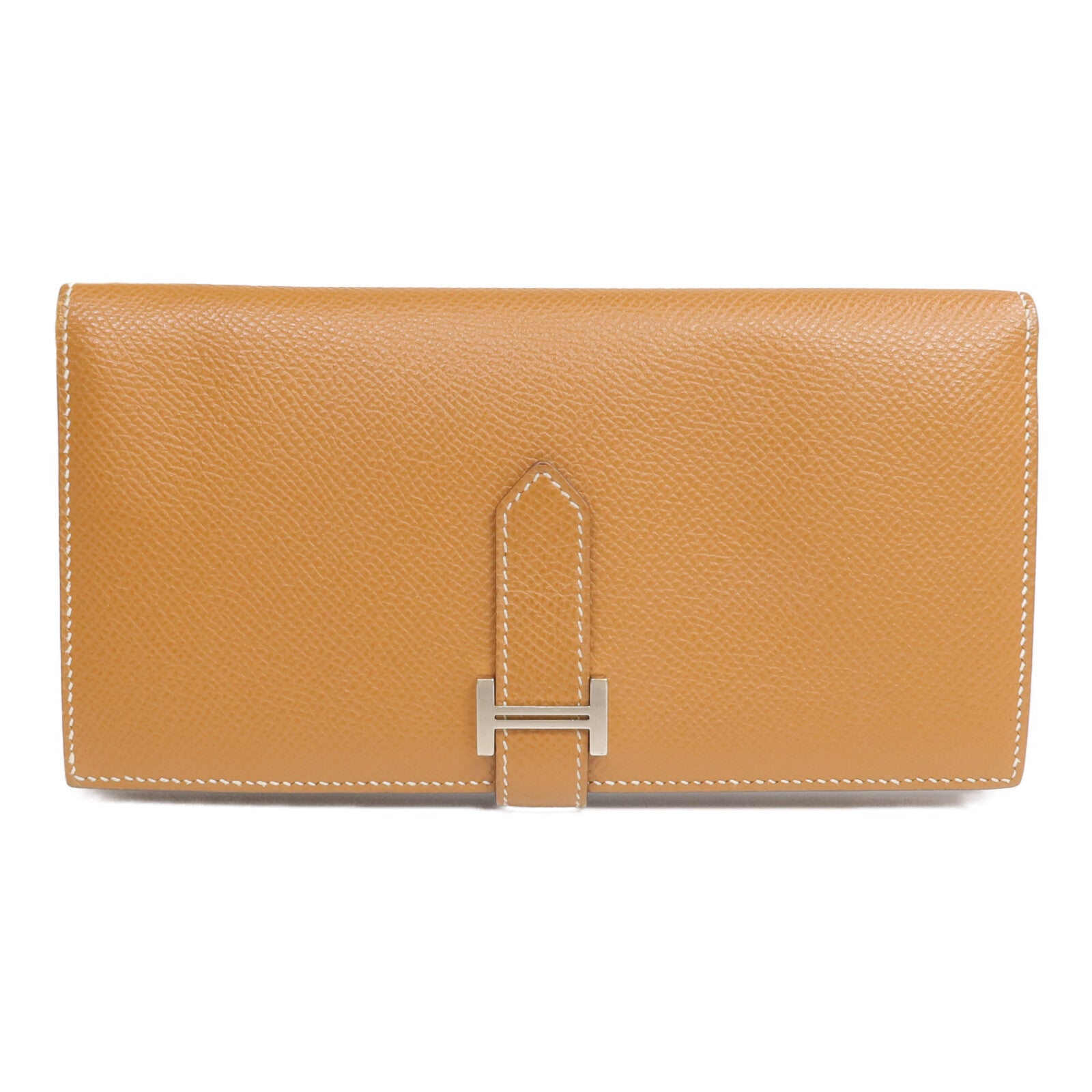 HERMES Epsom皮革Bearn Long Wallet長錢包Gold