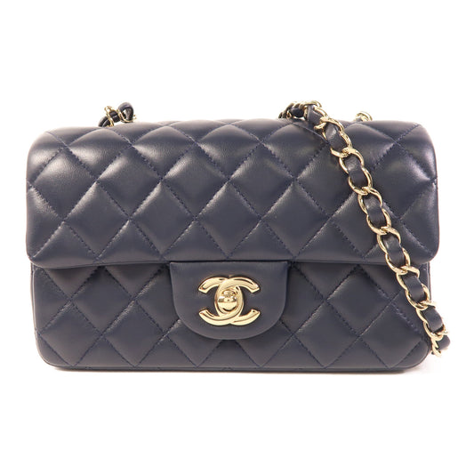 CHANEL【激減優惠】 羊皮皮革Mini Classic 20金扣肩背袋