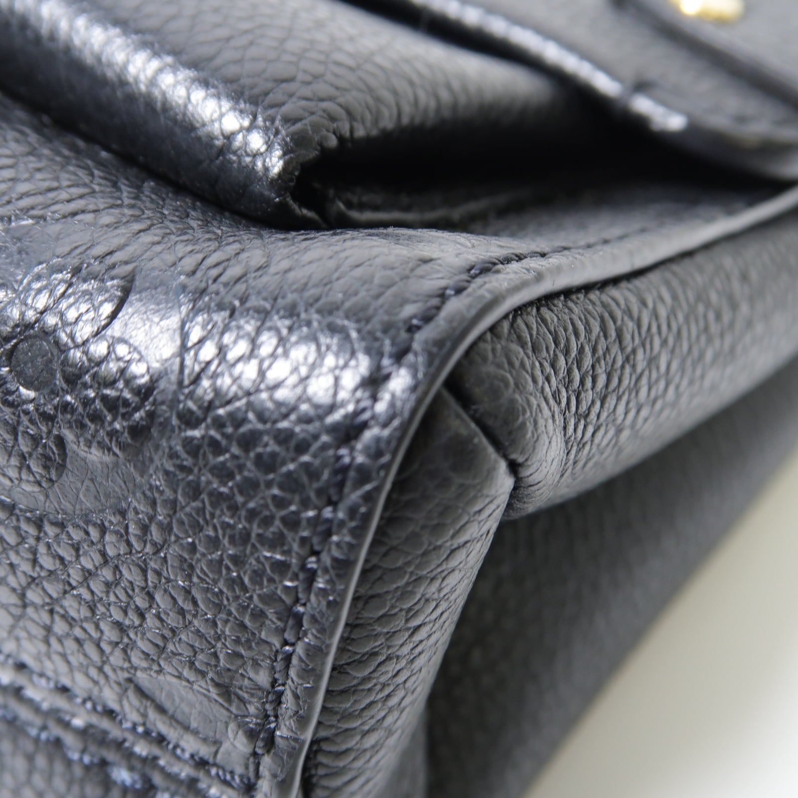 LOUIS VUITTON 【激減優惠】Monogram Empreinte Vavin BB金扣鏈帶肩背袋黑色