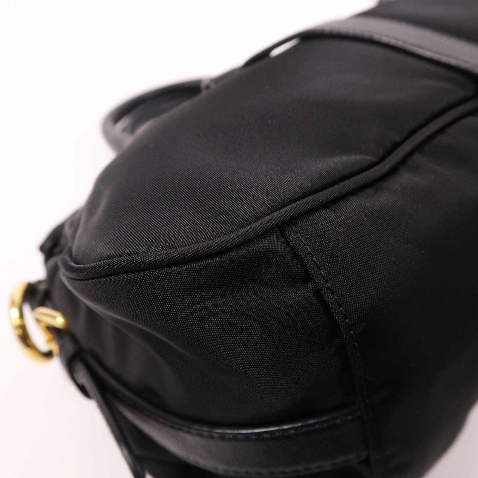 PRADA 尼龍2 Way Shoulder金扣手挽肩背兩用袋