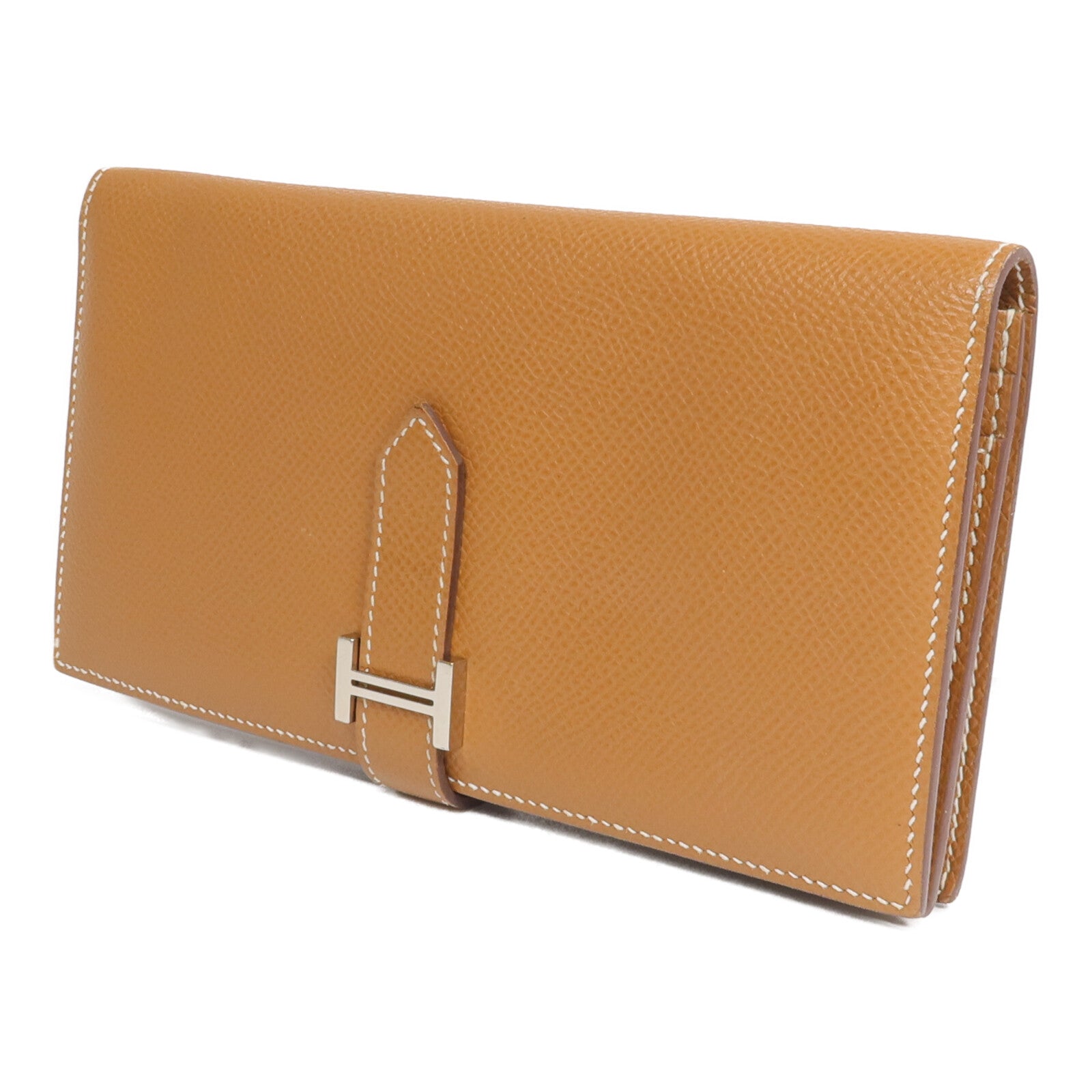HERMES Epsom皮革Bearn Long Wallet長錢包Gold