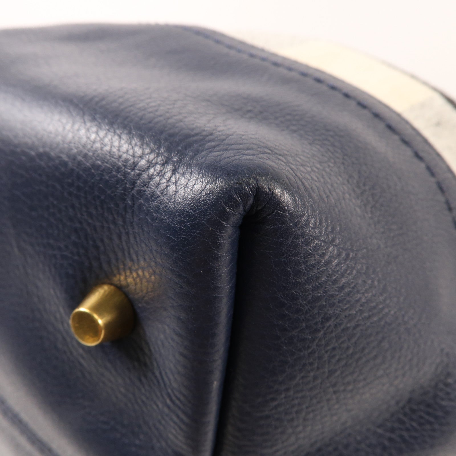 BURBERRY 帆布Shoulder Bag金扣手挽肩背兩用袋