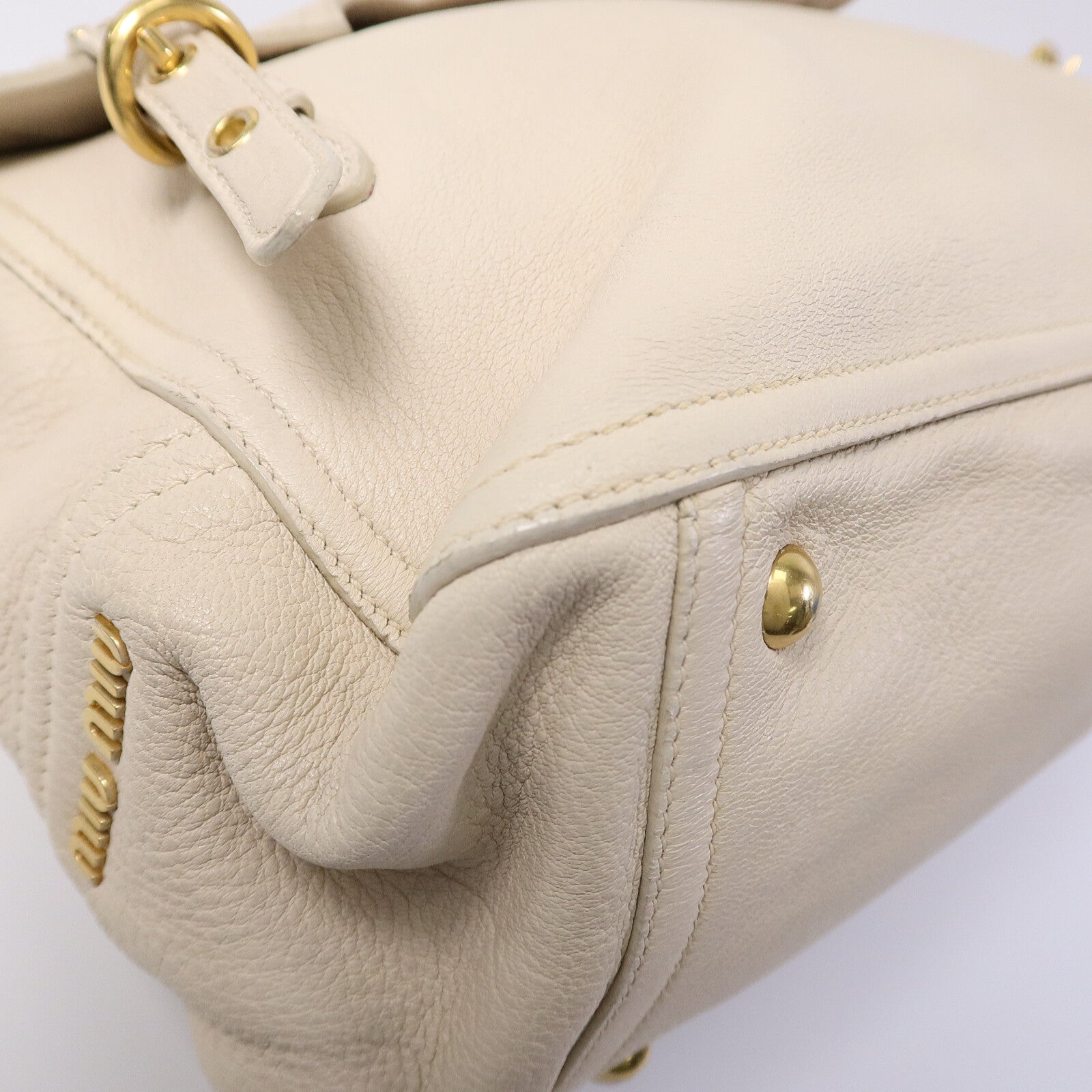 Miu Miu 鹿皮皮革2 Way Shoulder Bag手挽肩背兩用袋