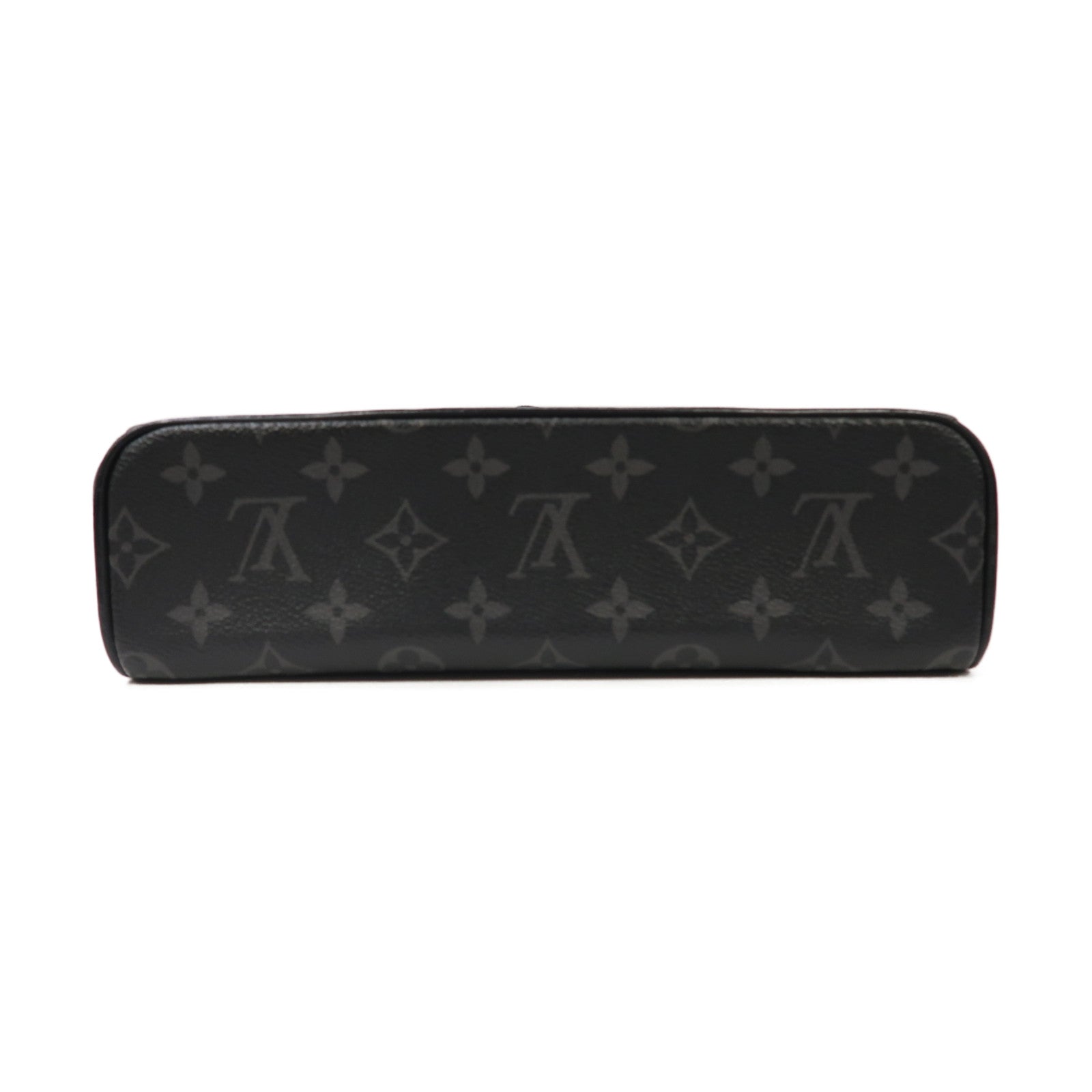 LOUIS VUITTON Monogram Eclipse District PM銀扣肩背袋黑色