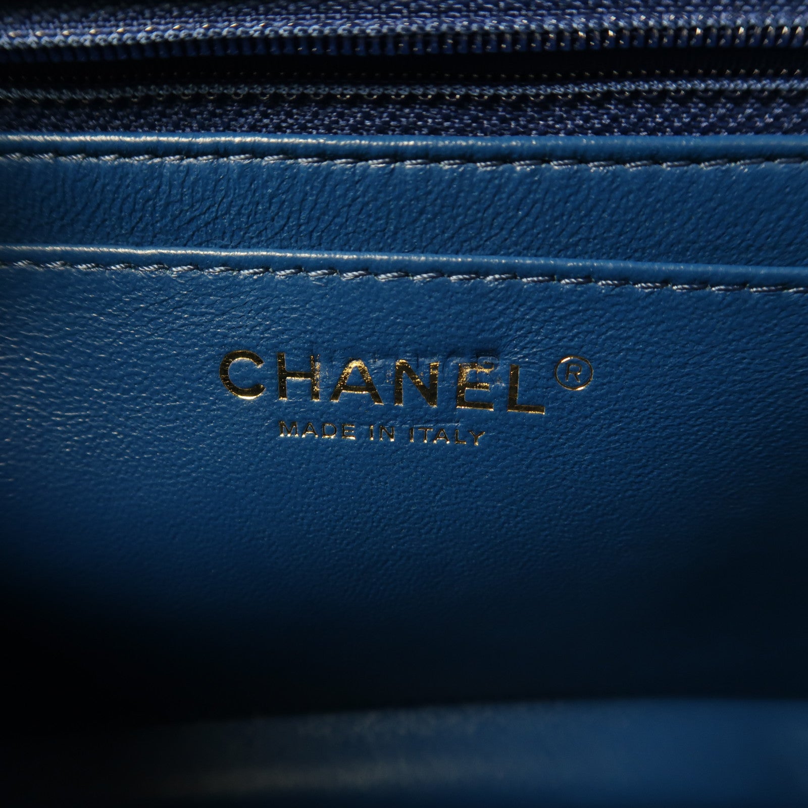 CHANEL 羊皮皮革Chain Shoulder金扣手挽肩背兩用袋