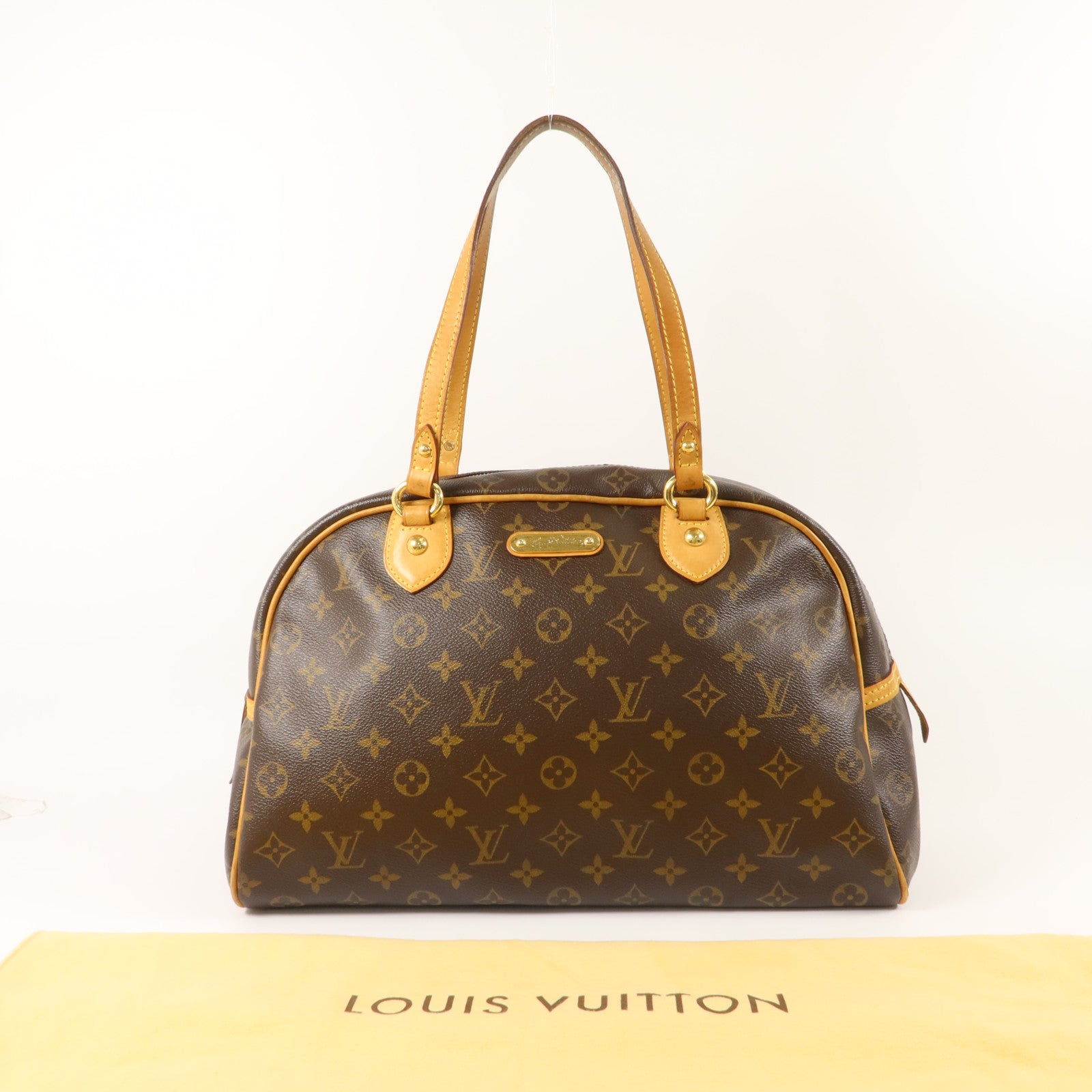 LOUIS VUITTON Monogram Montorgueil GM金扣肩背袋