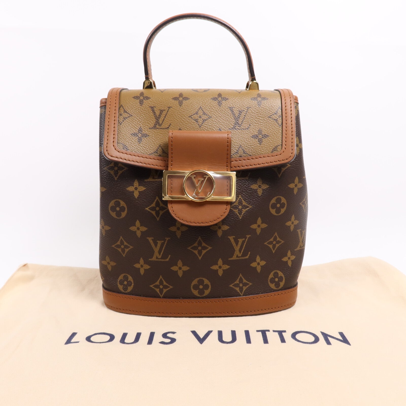 LOUIS VUITTON Monogram Reverse Dauphine Backpack背包