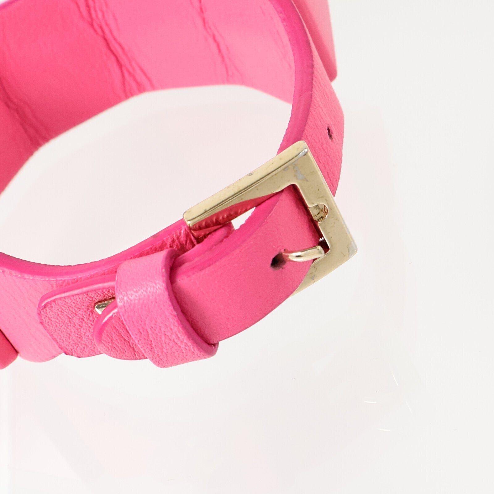 Valentino 牛皮皮革Garavani Bracelet金扣手鏈