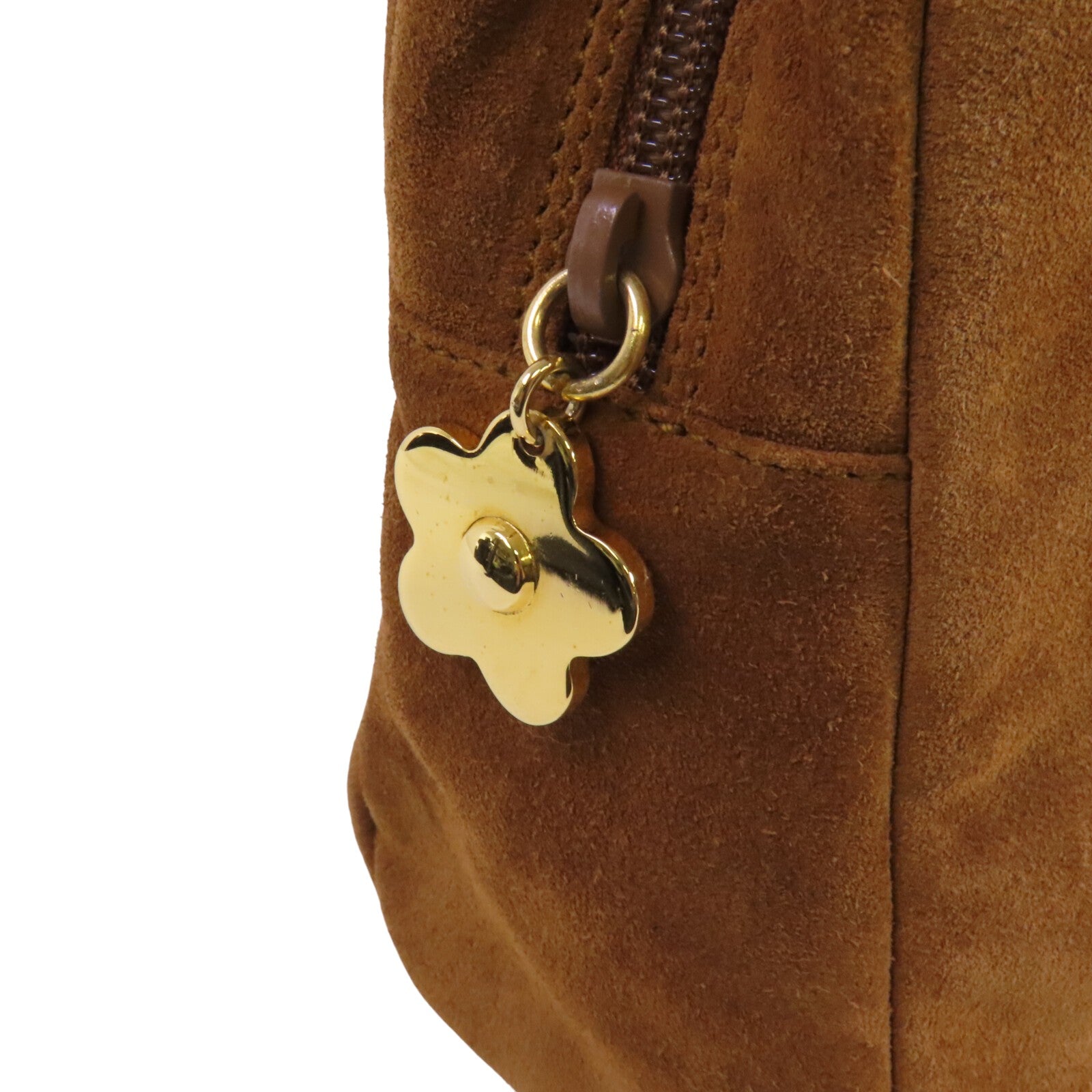 ANTEPRIMA 麂皮皮革Hand Bag金扣手挽袋