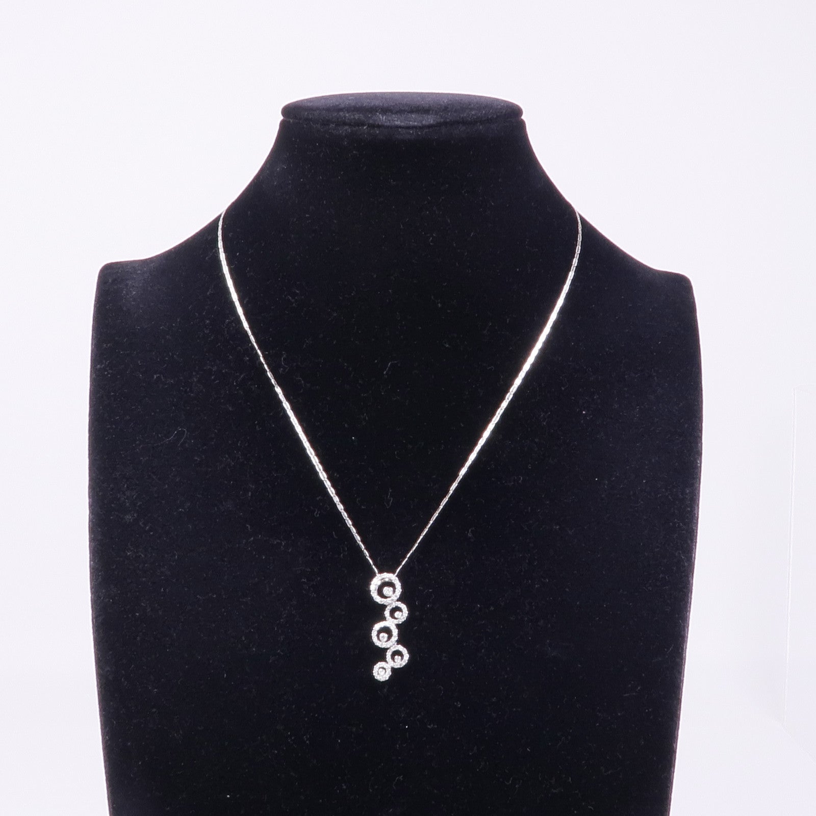 JEWELRY Diamond Necklace 18K White Gold