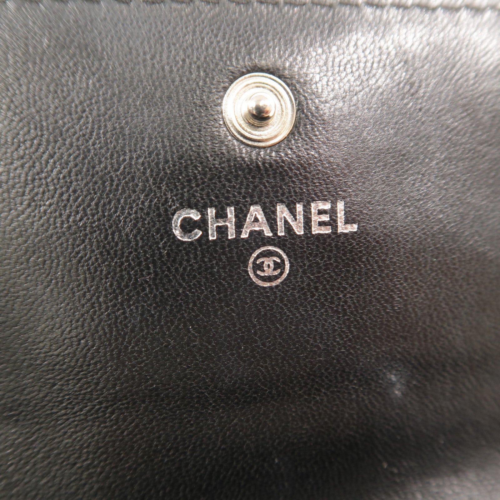 CHANEL 羊皮皮革Boy Long Wallet長錢包