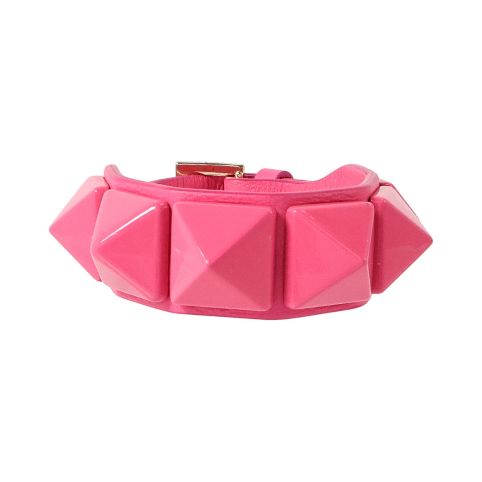 Valentino 牛皮皮革Garavani Bracelet金扣手鏈