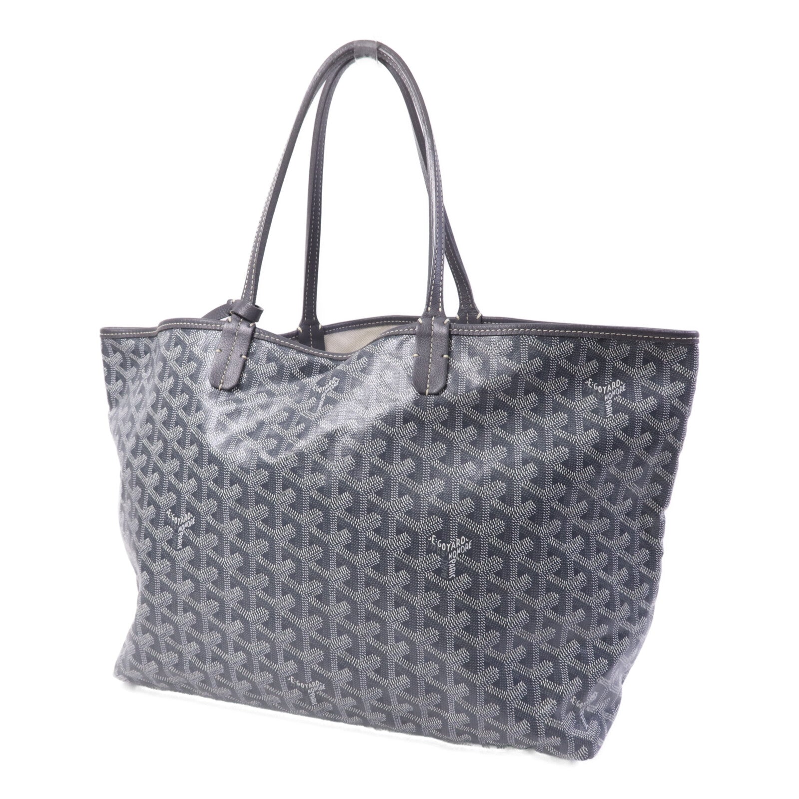 GOYARD 塗層帆布Saint Louis PM銀扣手挽袋