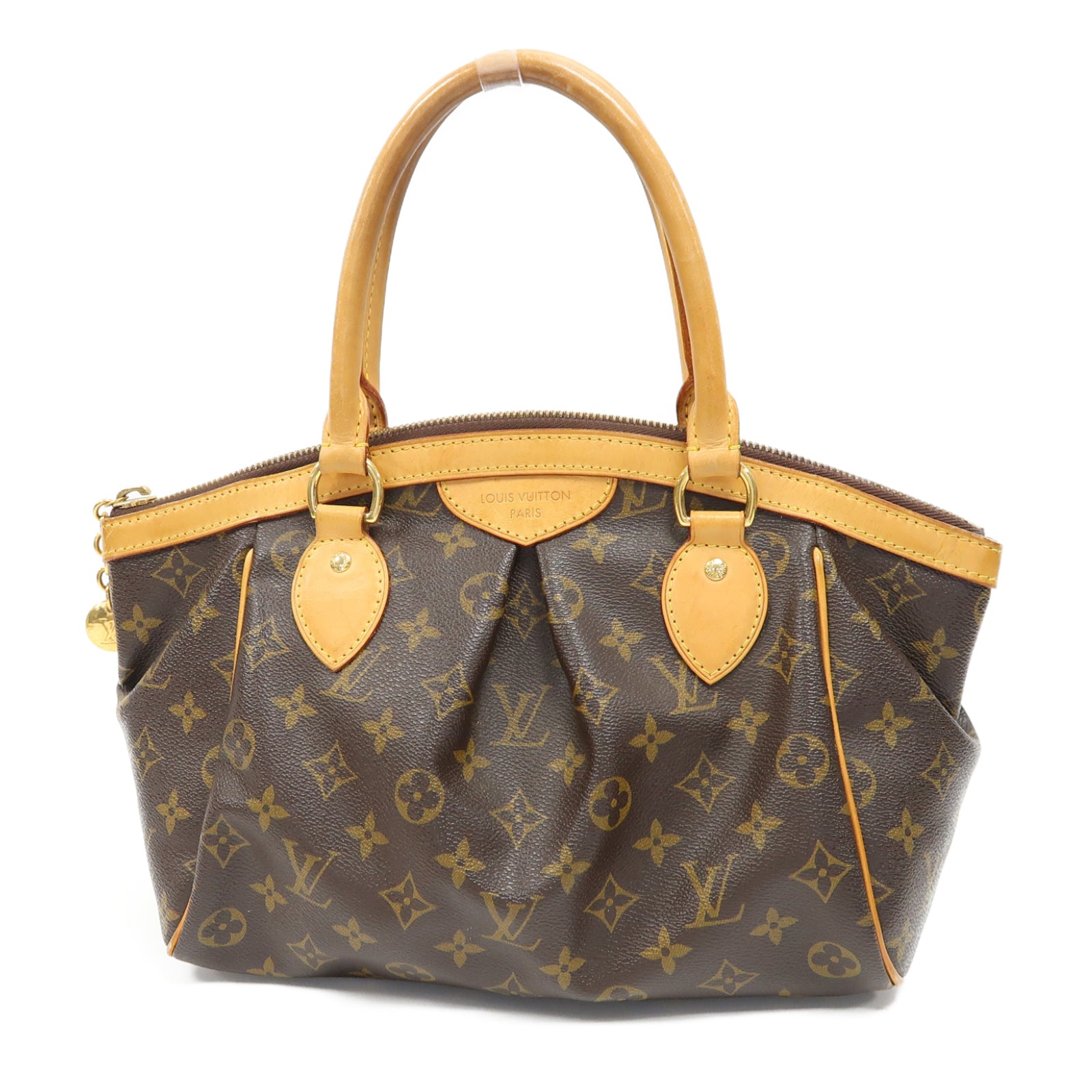 LOUIS VUITTON (PRICE DOWN) LV GHW Tivoli PM Handbag M40143 Monogram Brown