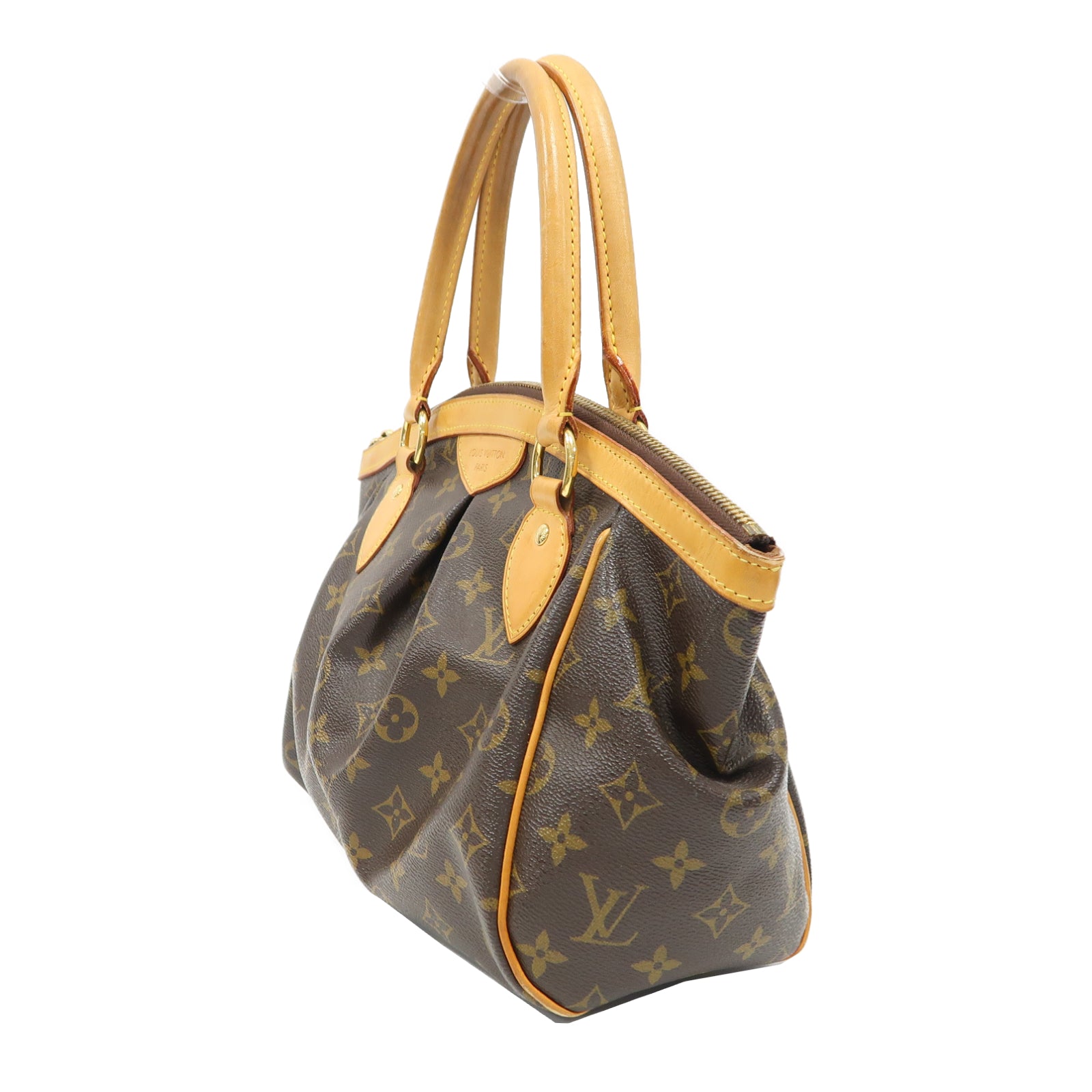 LOUIS VUITTON (PRICE DOWN) LV GHW Tivoli PM Handbag M40143 Monogram Brown