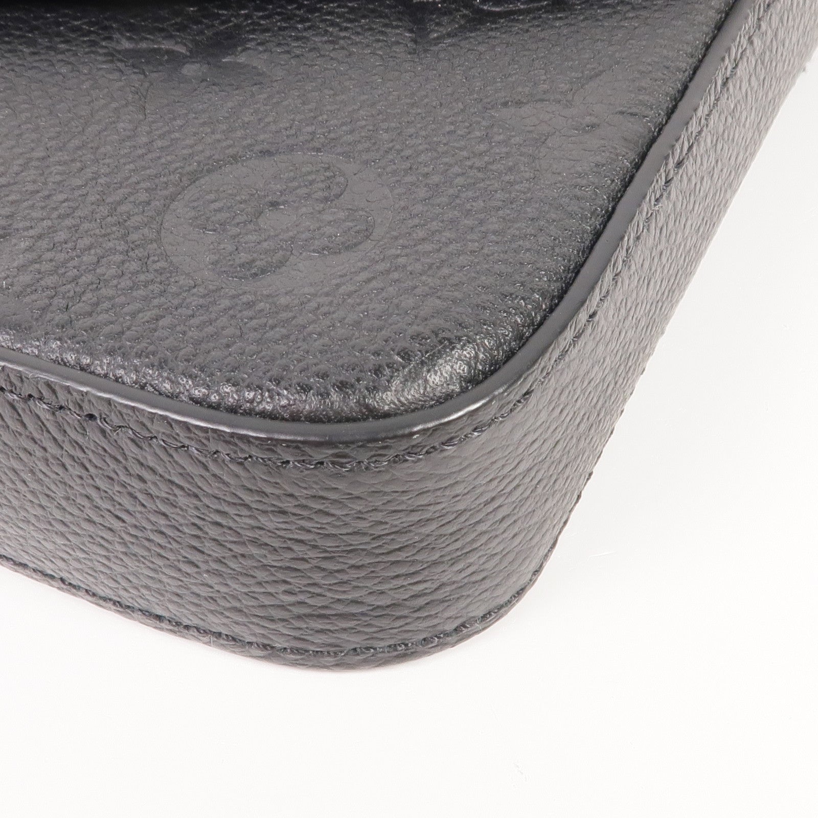 LOUIS VUITTON Monogram Empreinte Felicie Pochette金扣鏈帶肩背袋
