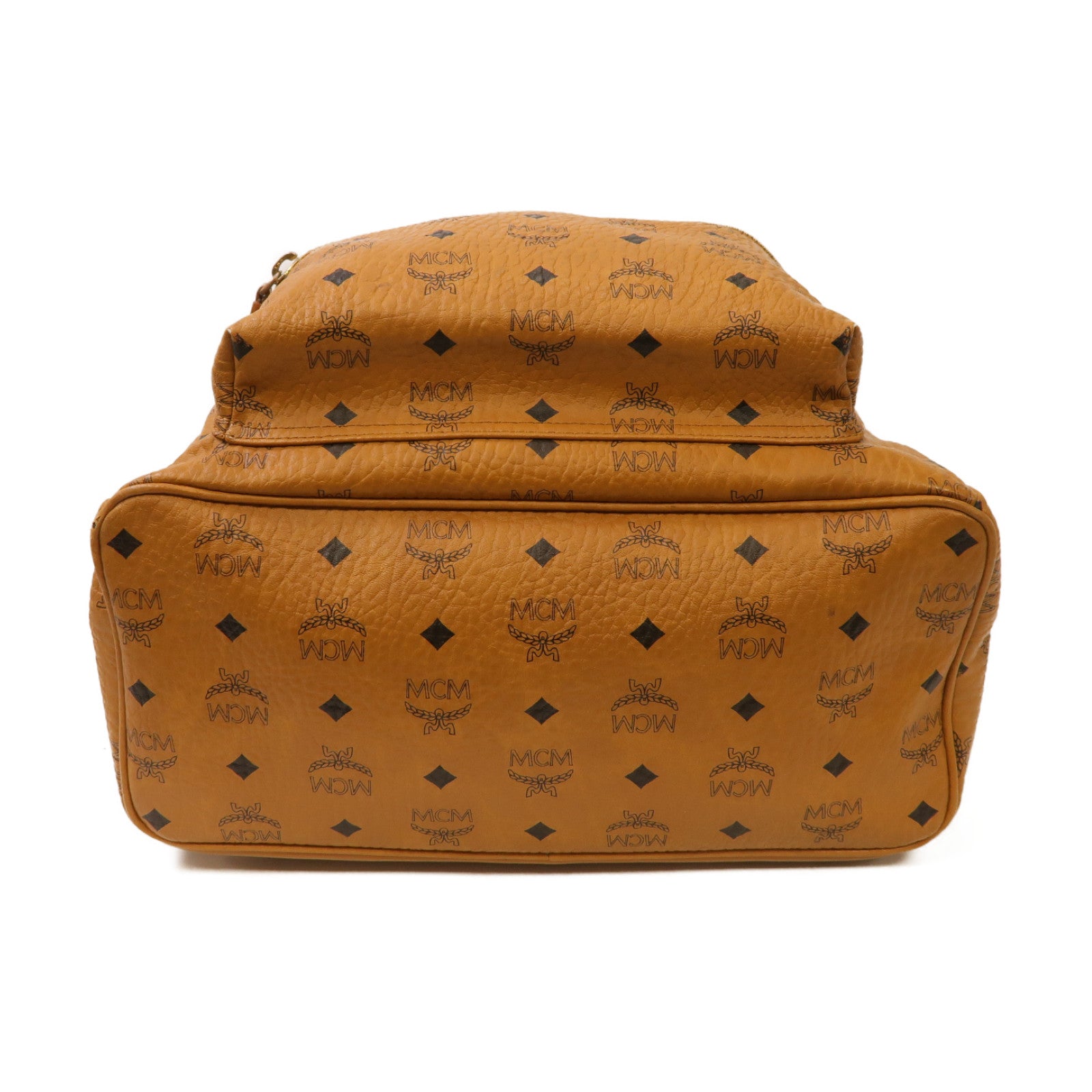 MCM 【激減優惠】皮革Stark Side Studs Backpack金扣背包啡色