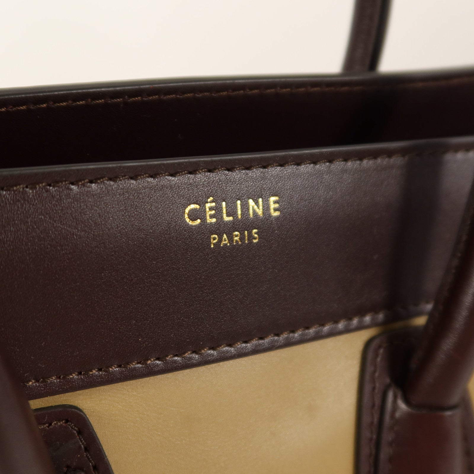 CELINE 牛皮皮革Mirco Luggage手挽袋