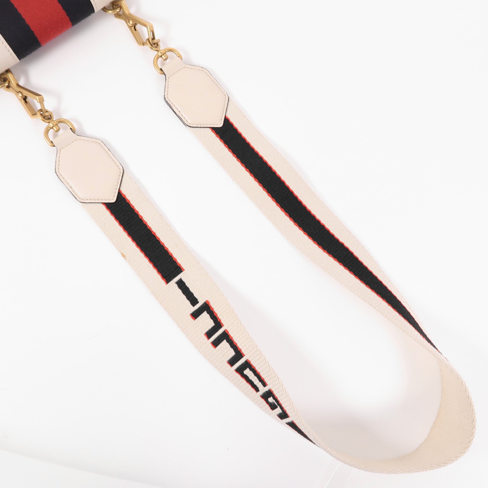 GUCCI GG GHW Totem Butterfly Shoulder Bag Calfskin Leather Beige