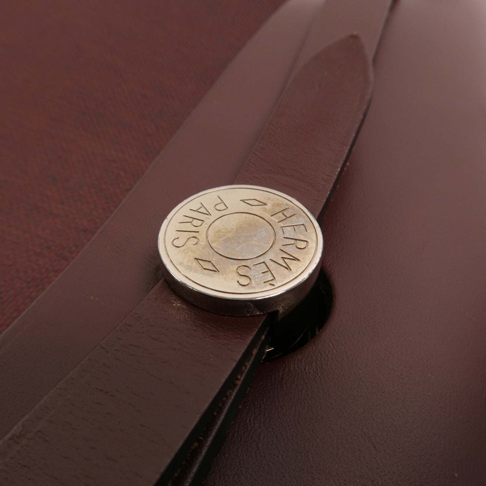 HERMES Toile H帆布Herbag PM手挽肩背兩用袋Rouge Sellier