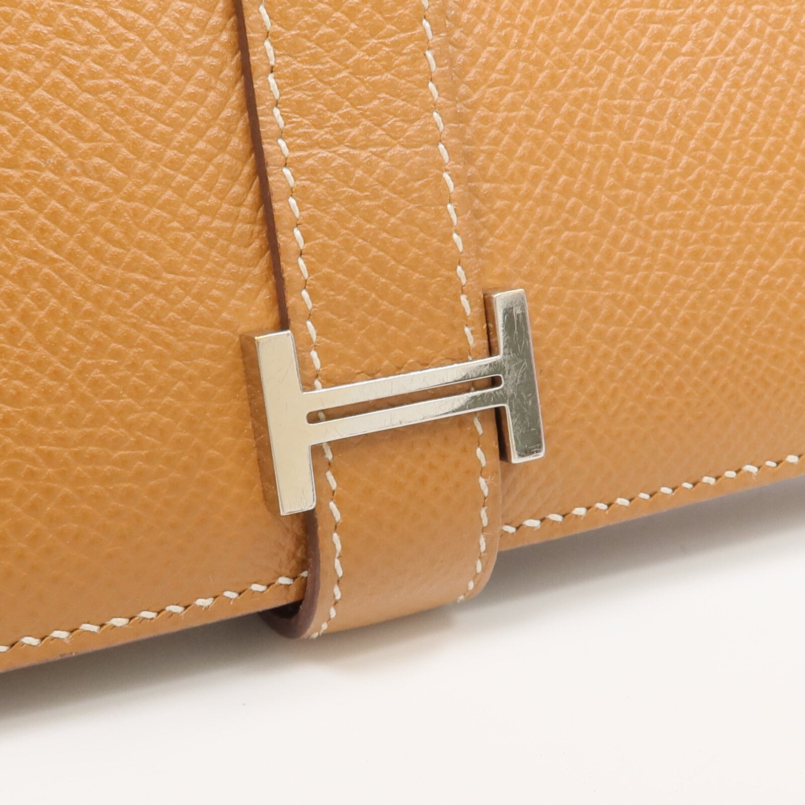 HERMES Epsom皮革Bearn Long Wallet長錢包Gold