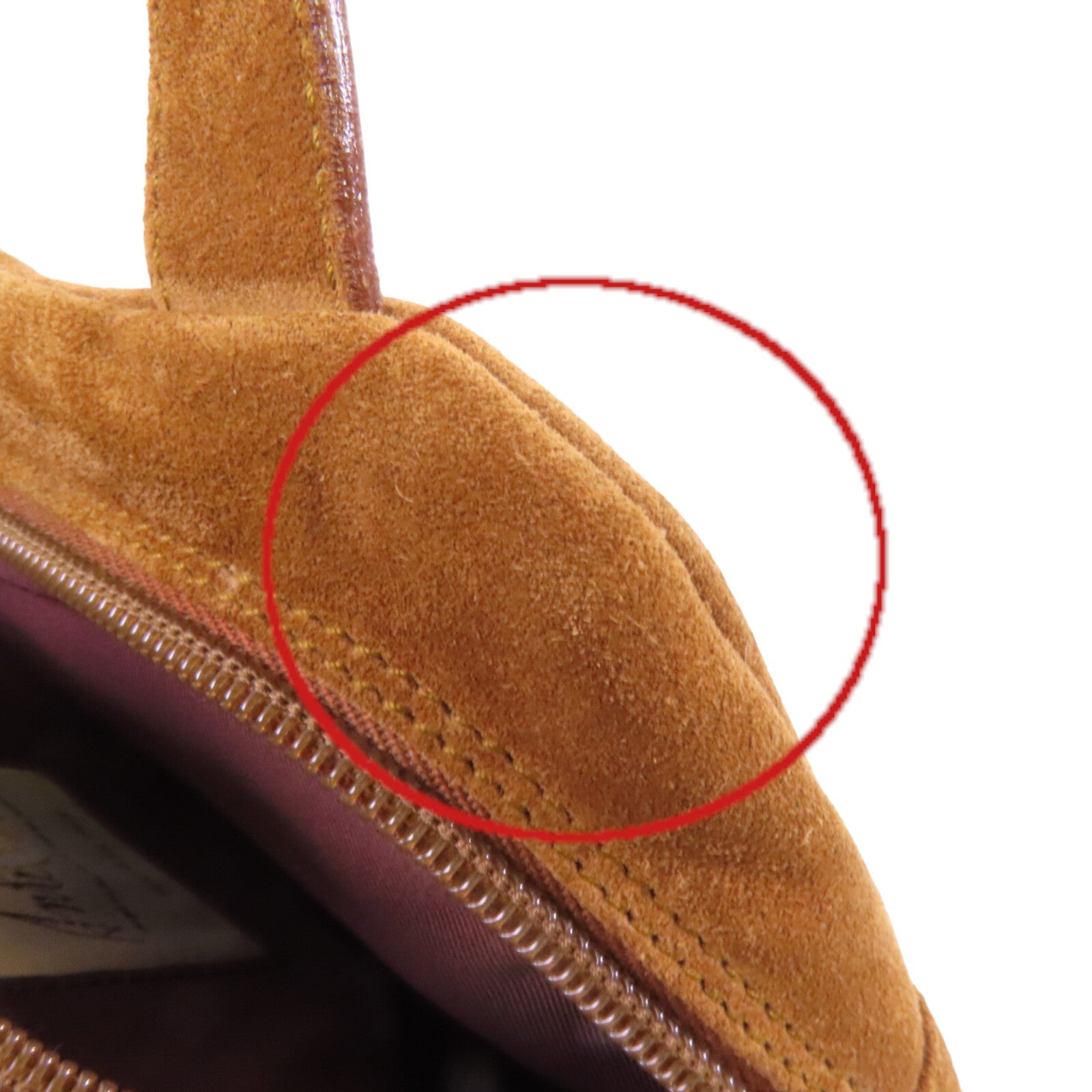 ANTEPRIMA 麂皮皮革Hand Bag金扣手挽袋