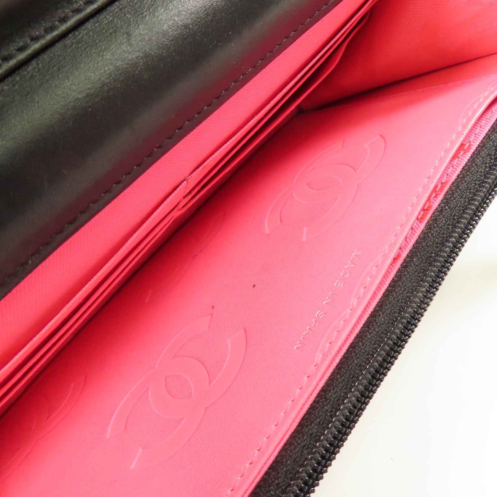 CHANEL 牛皮皮革WOC Wallet On Chain銀扣鏈帶肩背袋