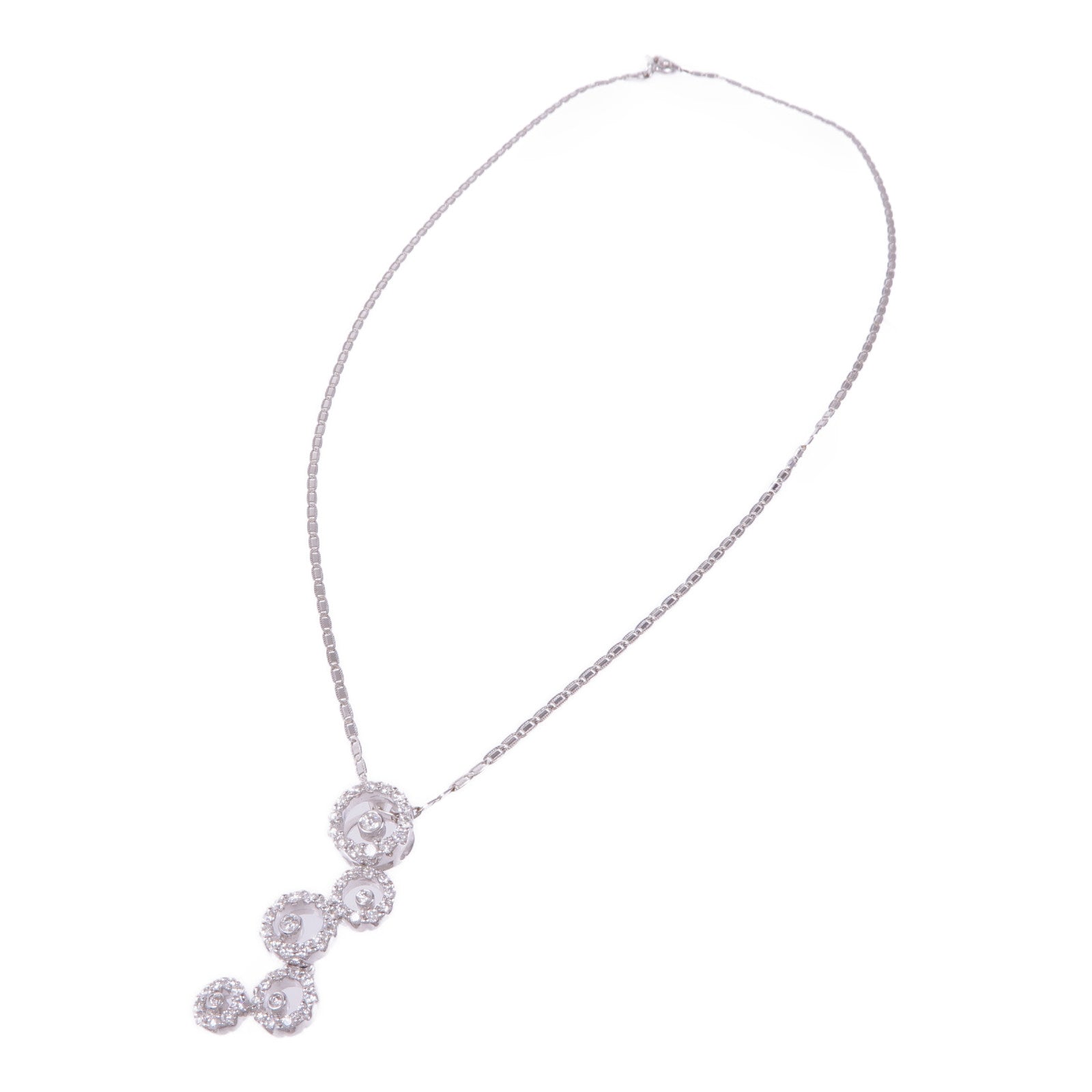 JEWELRY Diamond Necklace 18K White Gold