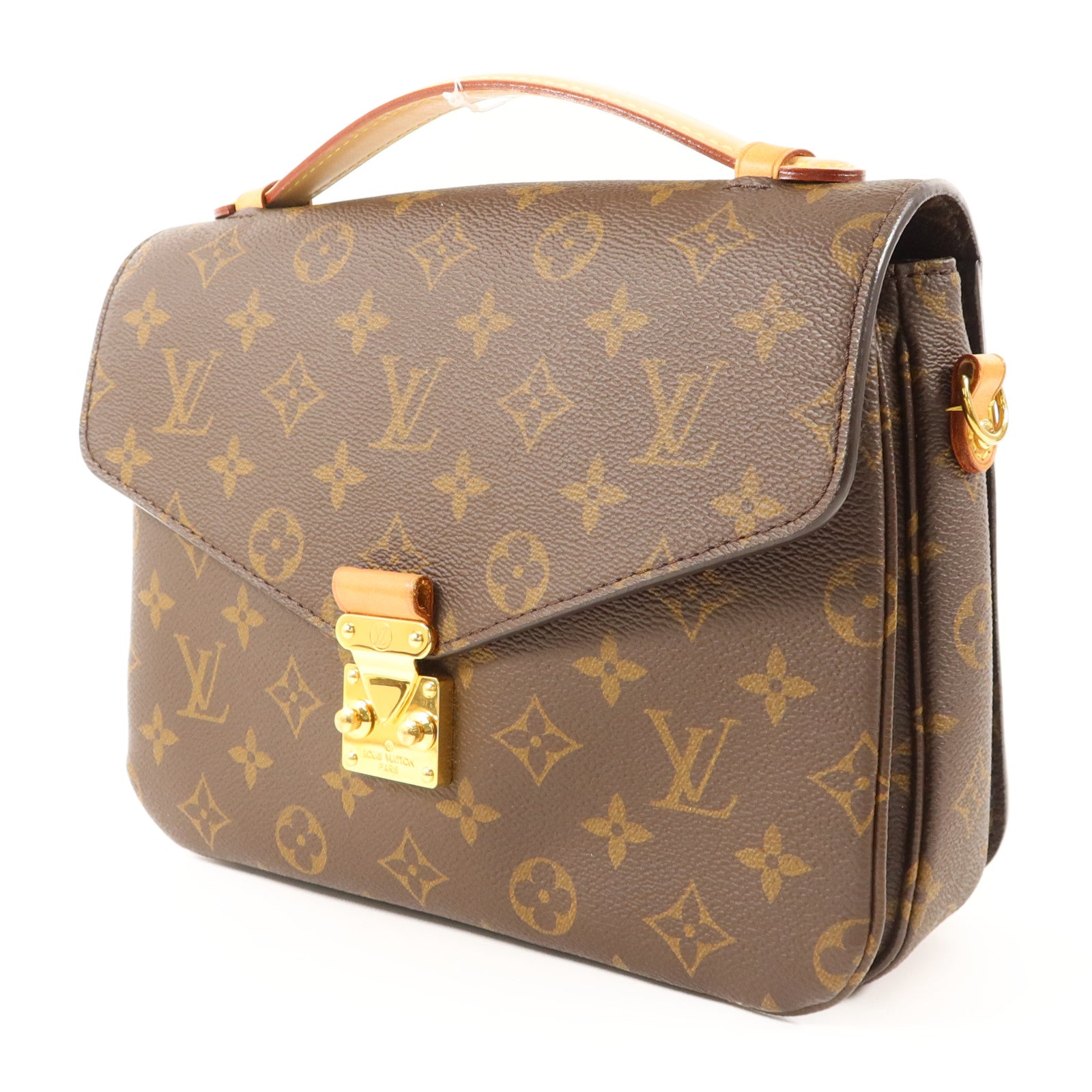 LOUIS VUITTON Monogram Pochette Metis MM金扣手挽肩背兩用袋