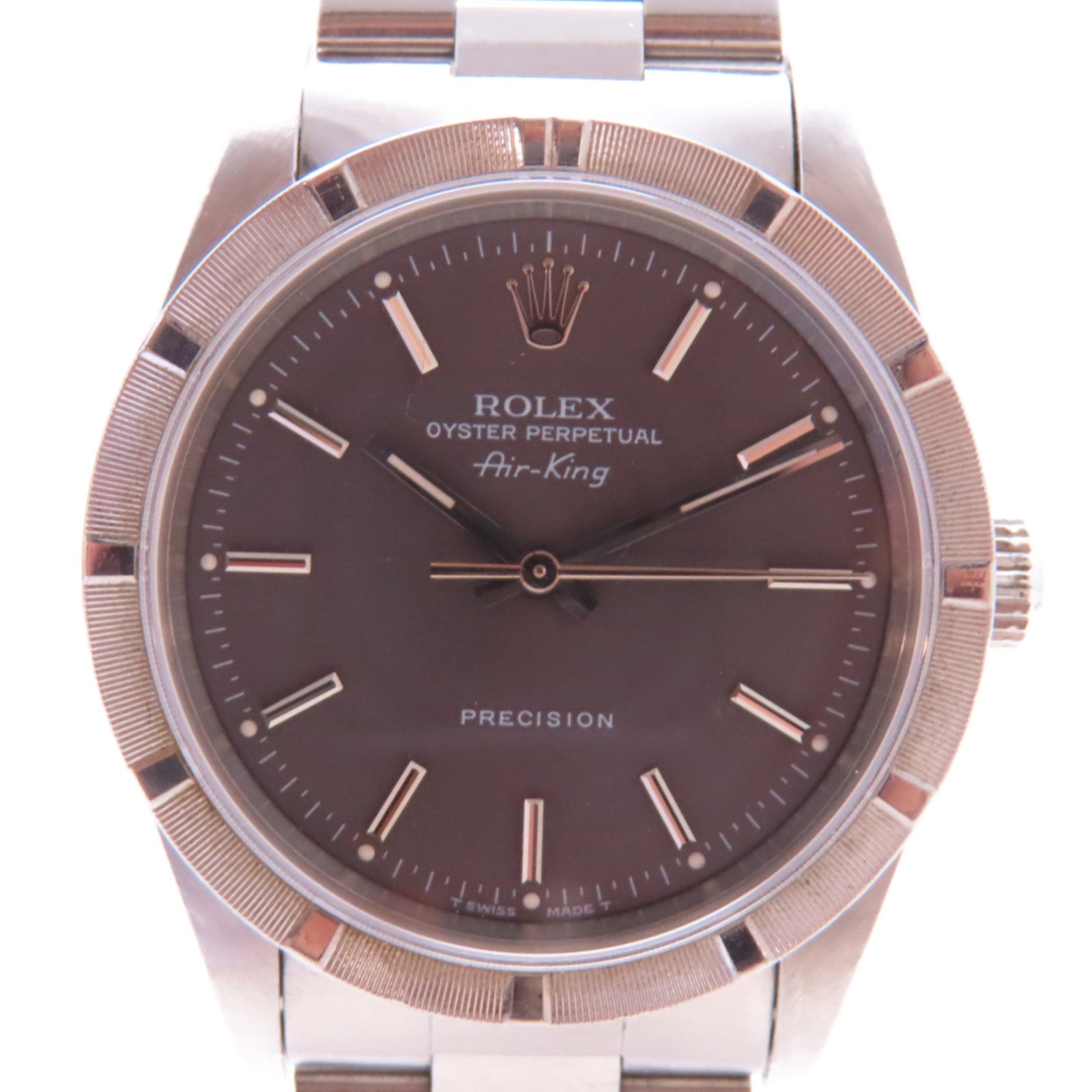 ROLEX Air king不鏽鋼手錶自動機芯灰色