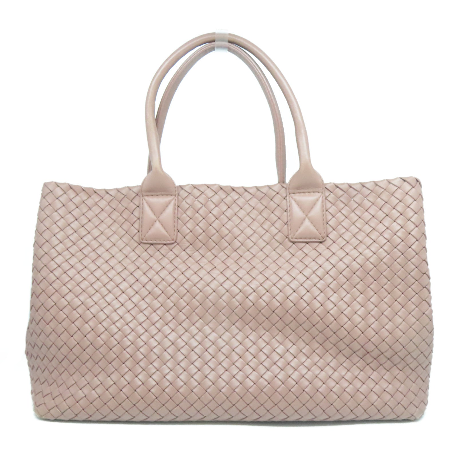 BOTTEGA VENETA 【激減優惠】織紋皮革Shoulder Bag銀扣肩背袋粉紅色