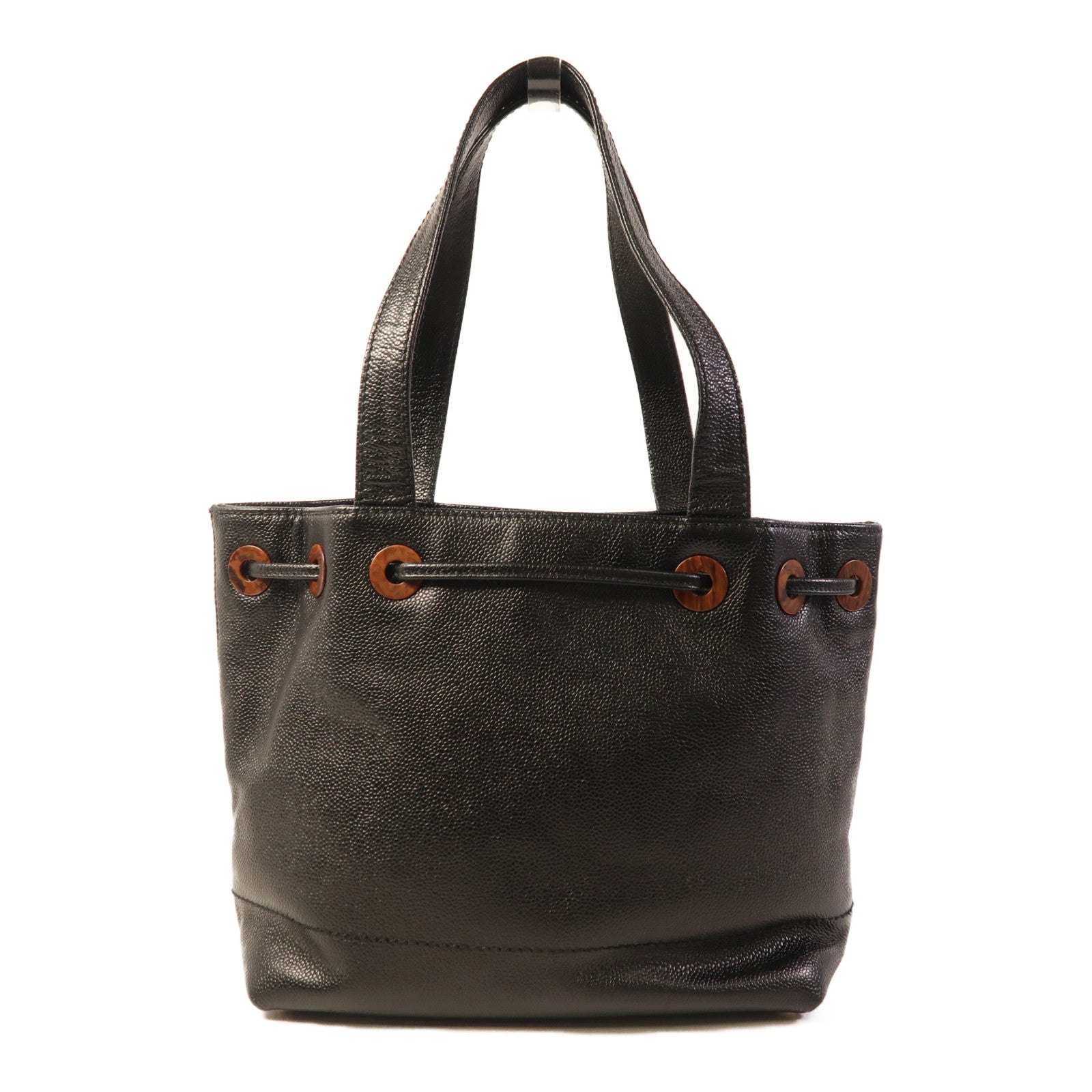CHANEL **【激減優惠】牛皮皮革Shoulder Bag金扣肩背袋黑色