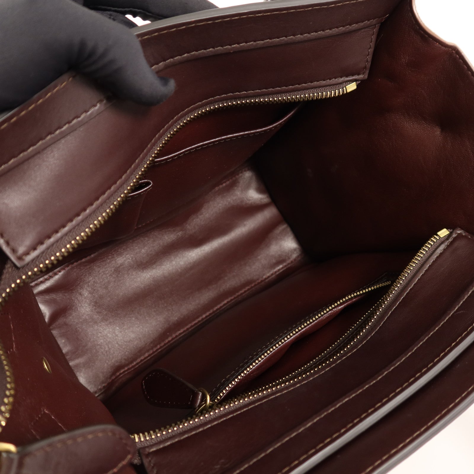 CELINE 牛皮皮革Mirco Luggage手挽袋