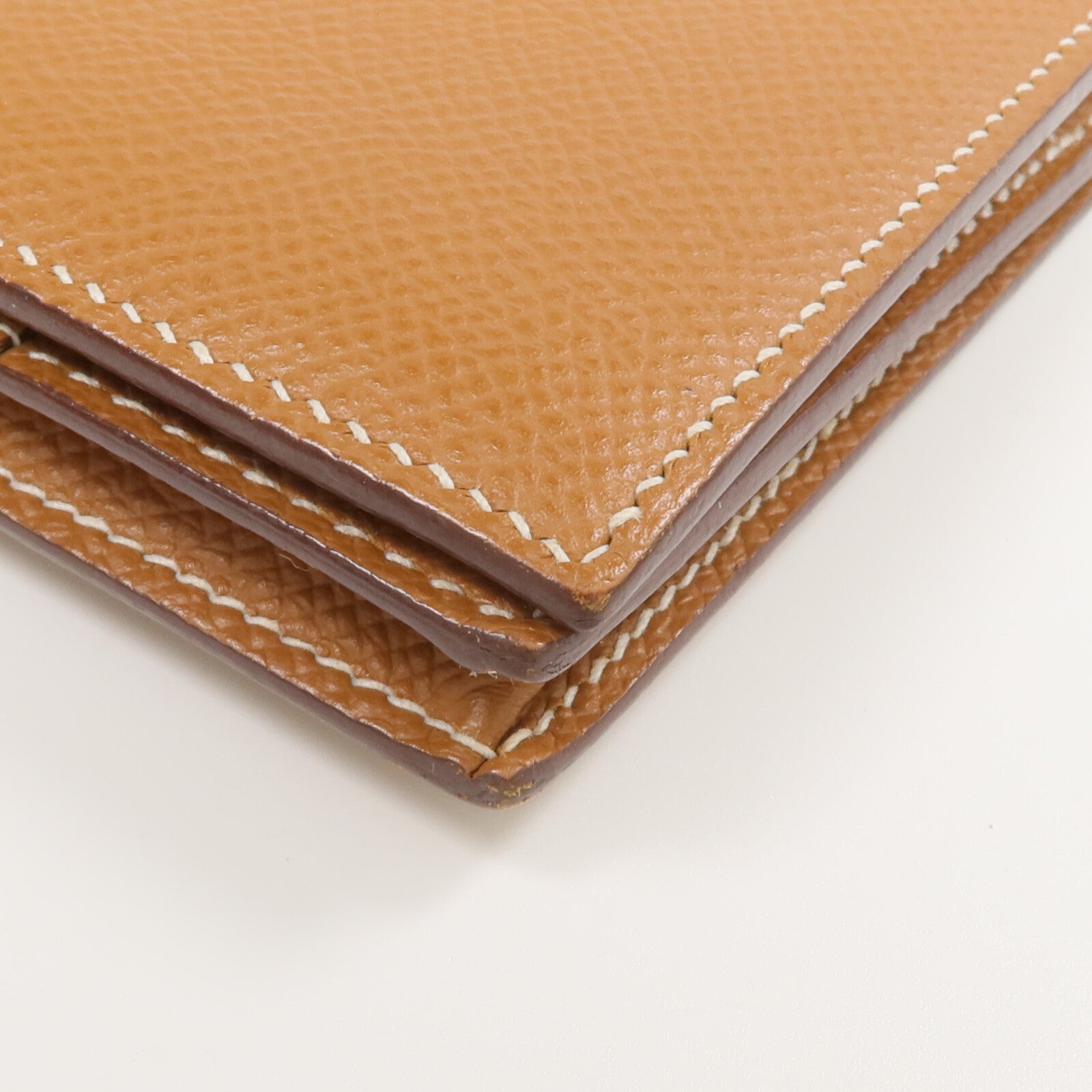HERMES Epsom皮革Bearn Long Wallet長錢包Gold