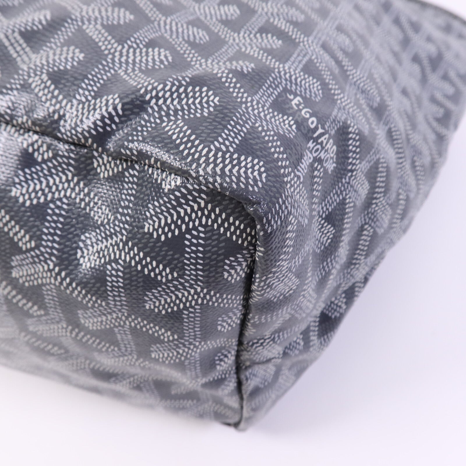 GOYARD 塗層帆布Saint Louis PM銀扣手挽袋