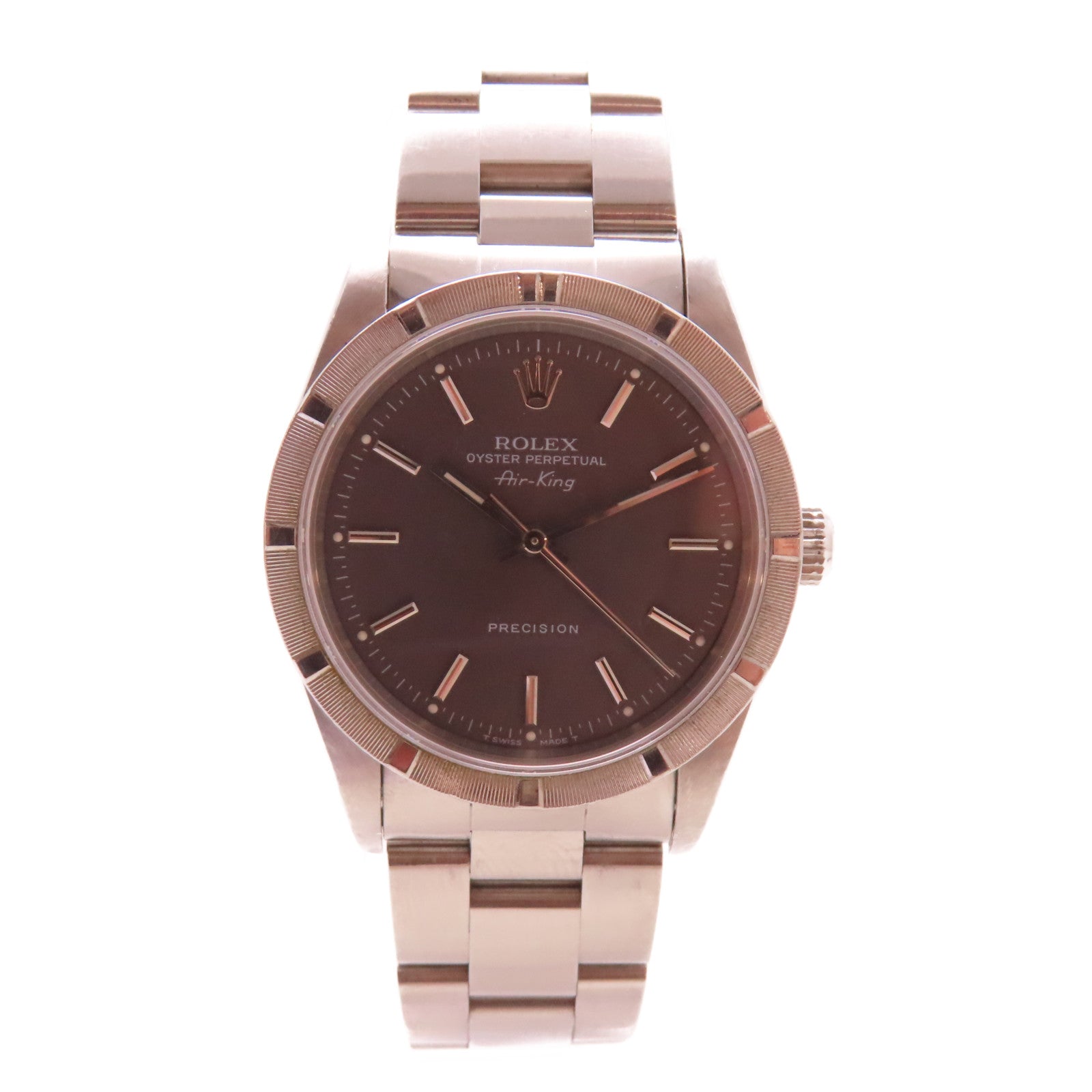 ROLEX Air king不鏽鋼手錶自動機芯灰色