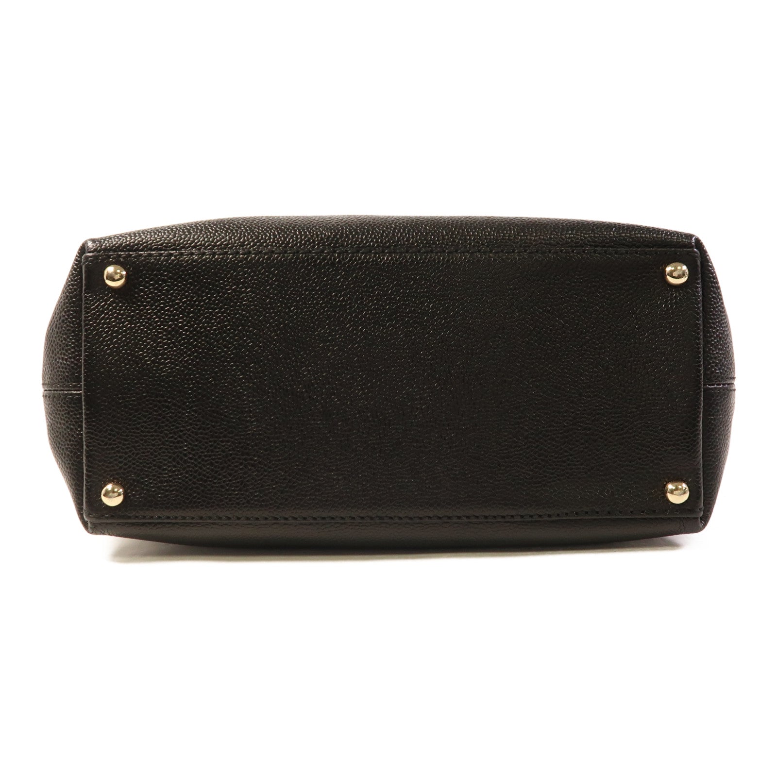 CHANEL **【激減優惠】牛皮皮革Shoulder Bag金扣肩背袋黑色