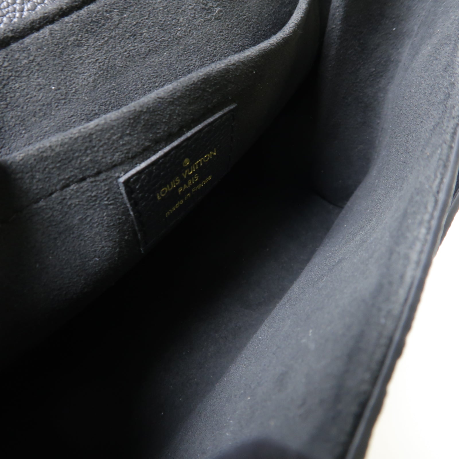 LOUIS VUITTON 【激減優惠】Monogram Empreinte Vavin BB金扣鏈帶肩背袋黑色