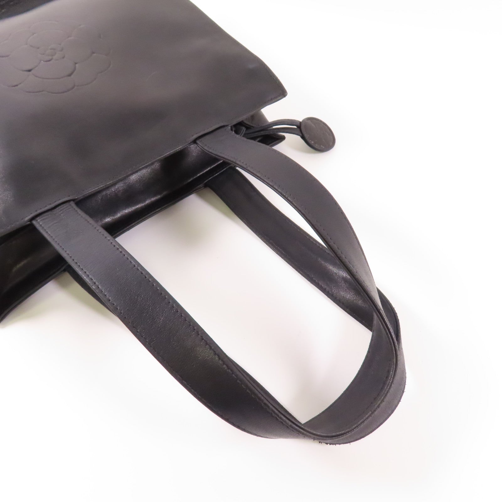 CHANEL 羊皮皮革Handbag/Shoulder Bag銀扣手挽袋/肩背袋